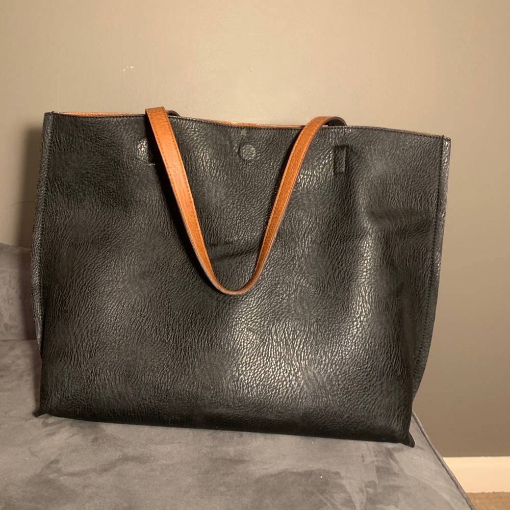 Black and Tan Reversible Tote Bag Nordstrom’s ✨